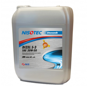 NISOTEC DIZEL S-3 SAE 20W-50 - 20 литра