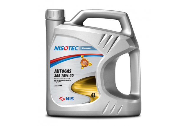 NISOTEC AUTOGAS SAE 15W-40 - 4 литра