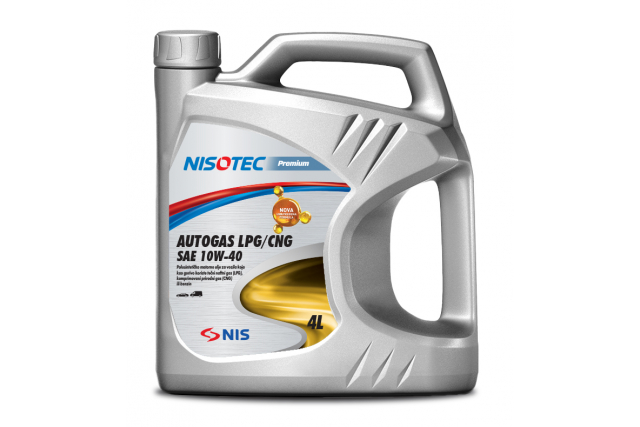 NISOTEC AUTOGAS LPG/CNG SAE 10W-40 - 4 литра