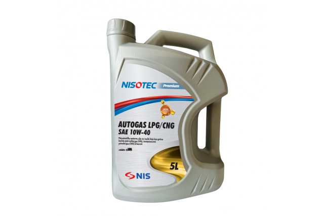 NISOTEC AUTOGAS LPG/CNG SAE 10W-40 - 5 литра